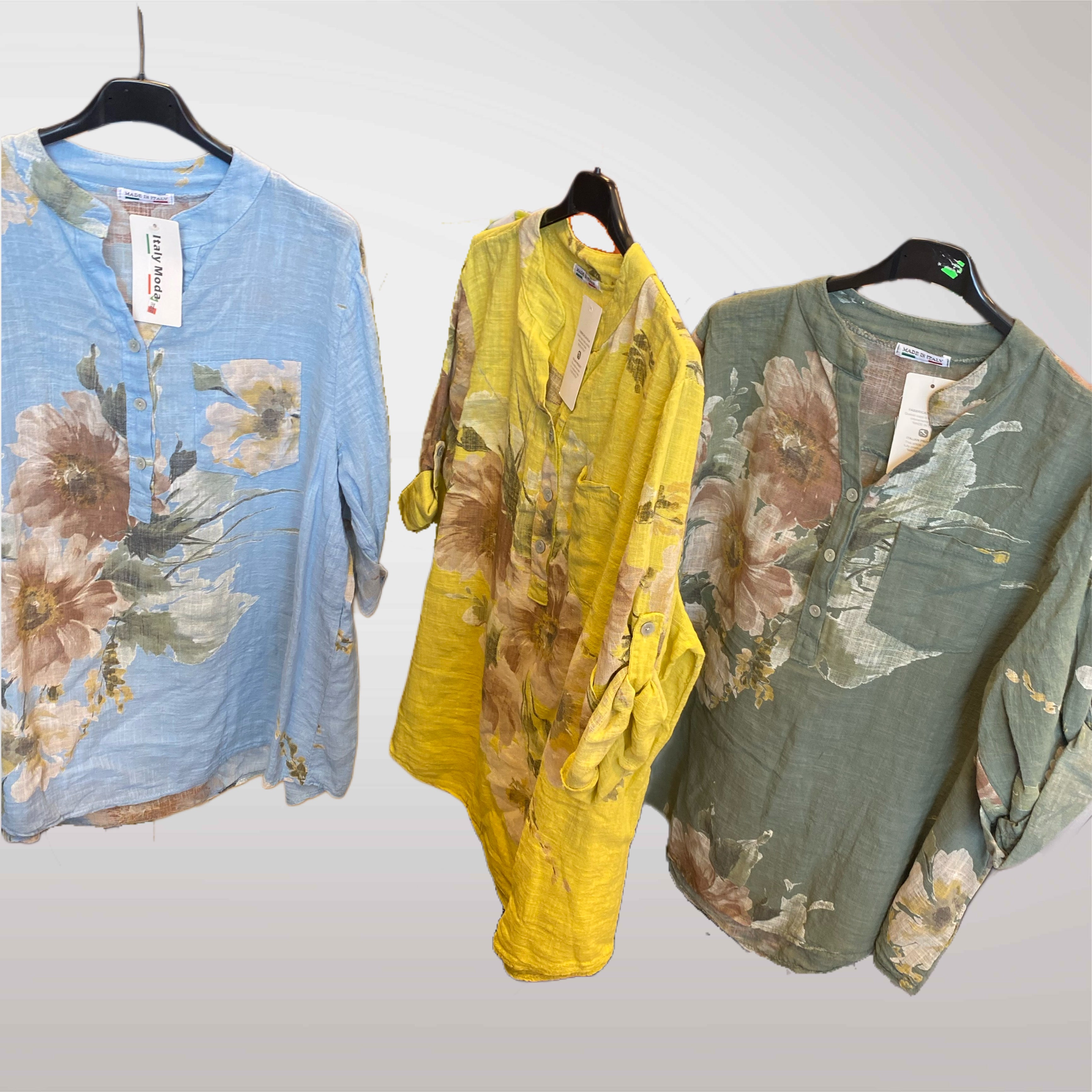 Blouse Shirt Women's Floral Cotton