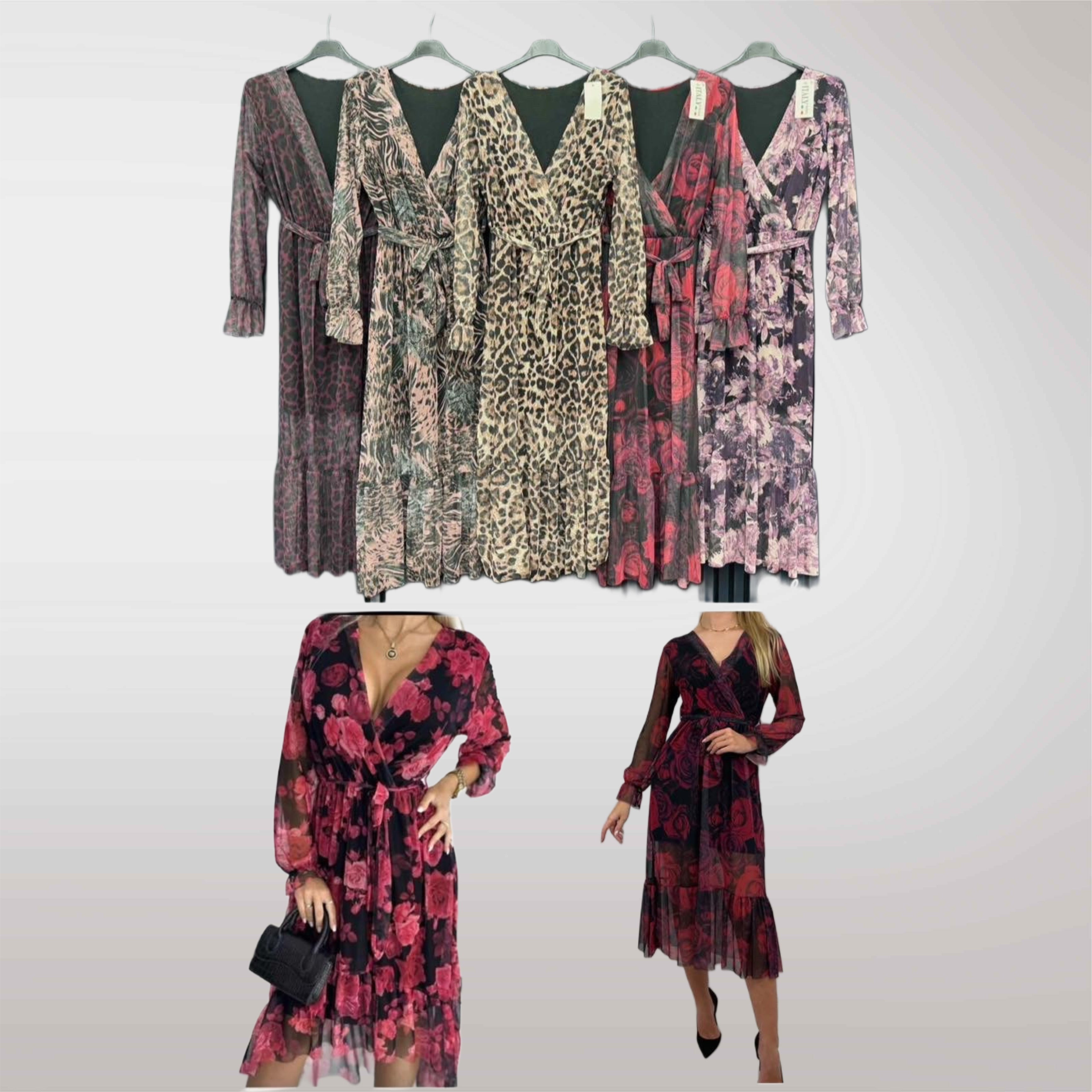 Semi-transparent dress