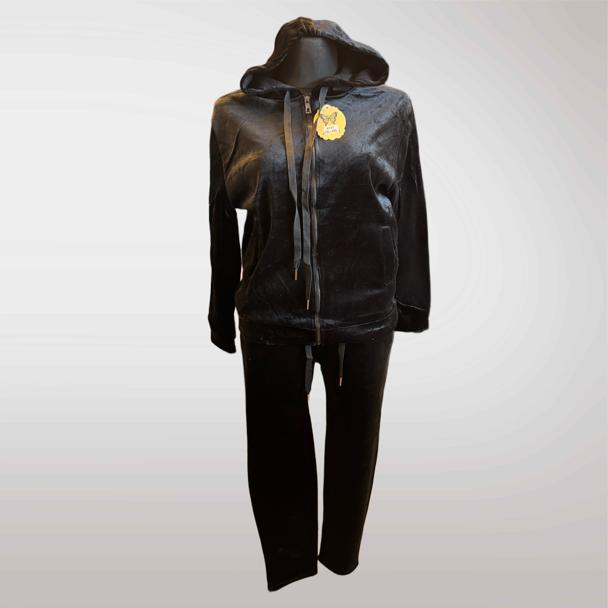Women's Velour Tracksuit Set