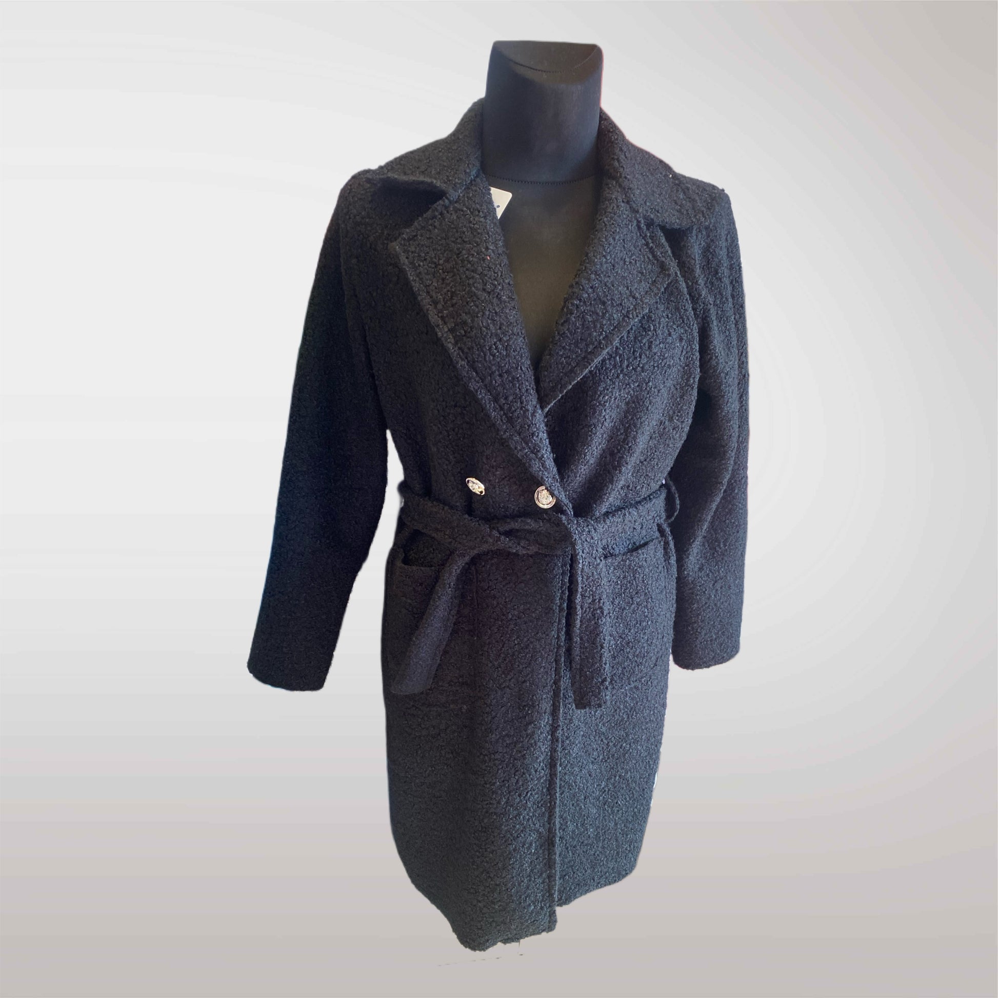 Spring Coat with Tie 