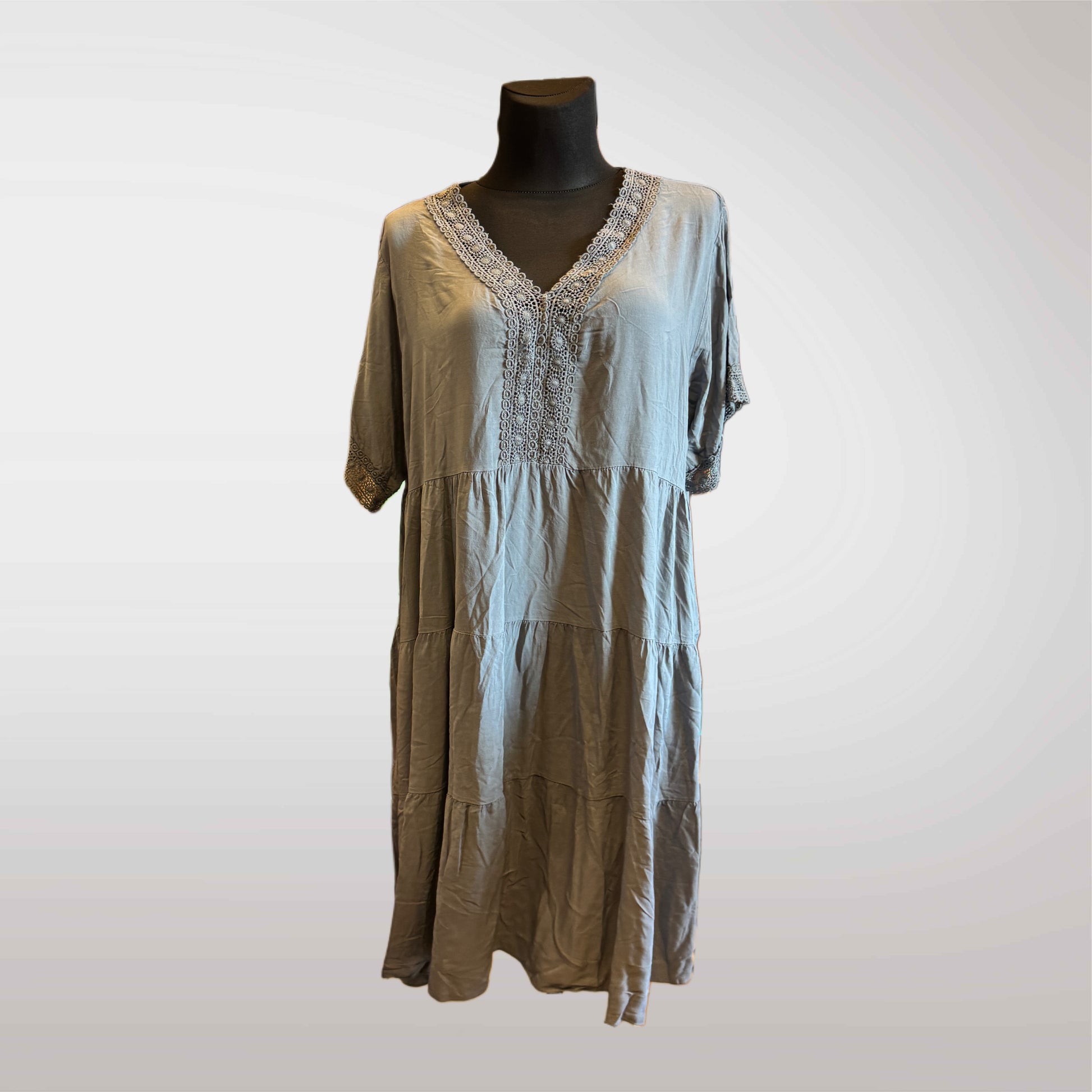 Women's Dress Cotton Lace Oversize 