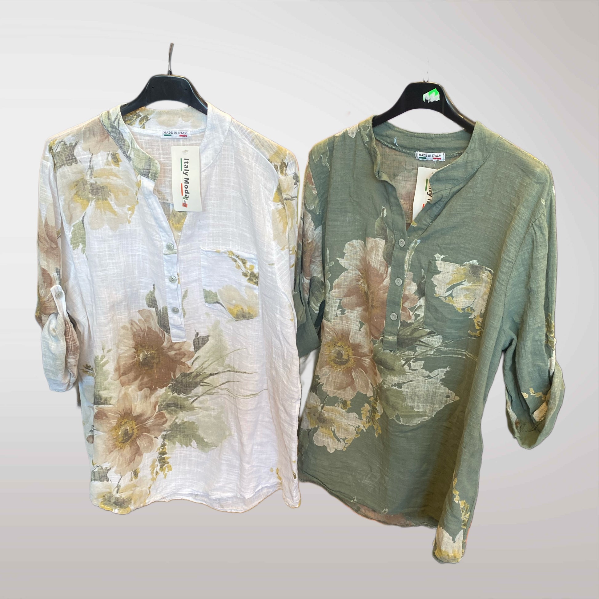 Blouse Shirt Women's Floral Cotton