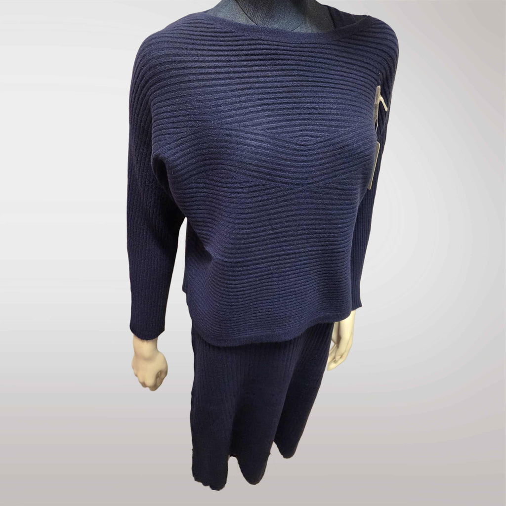 Damski Komplet Dzianinowy Sukienka i Sweter