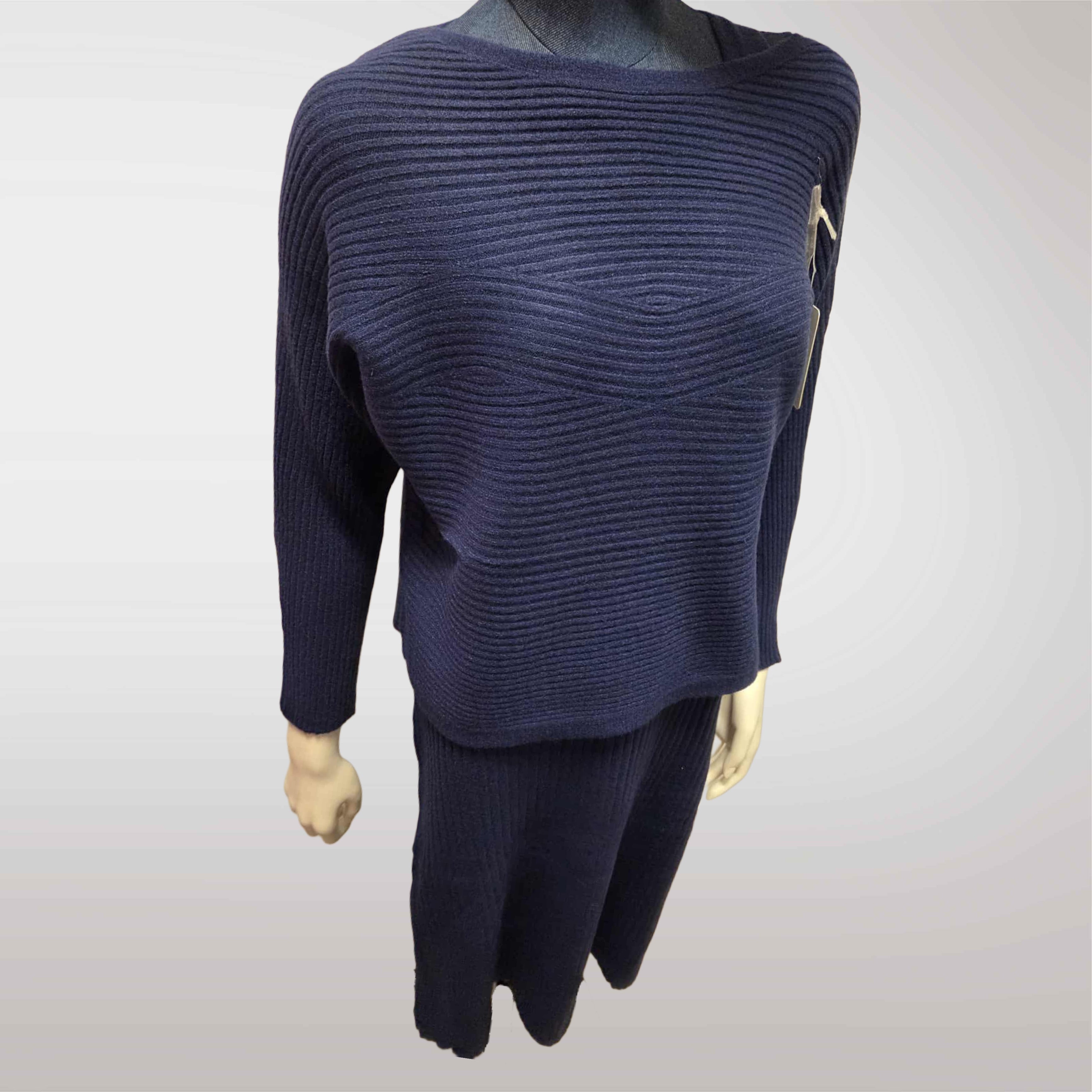 Damski Komplet Dzianinowy Sukienka i Sweter