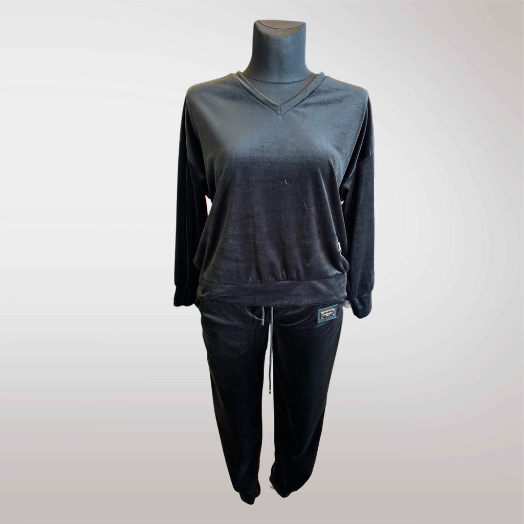 Women's Velour Tracksuit Set
