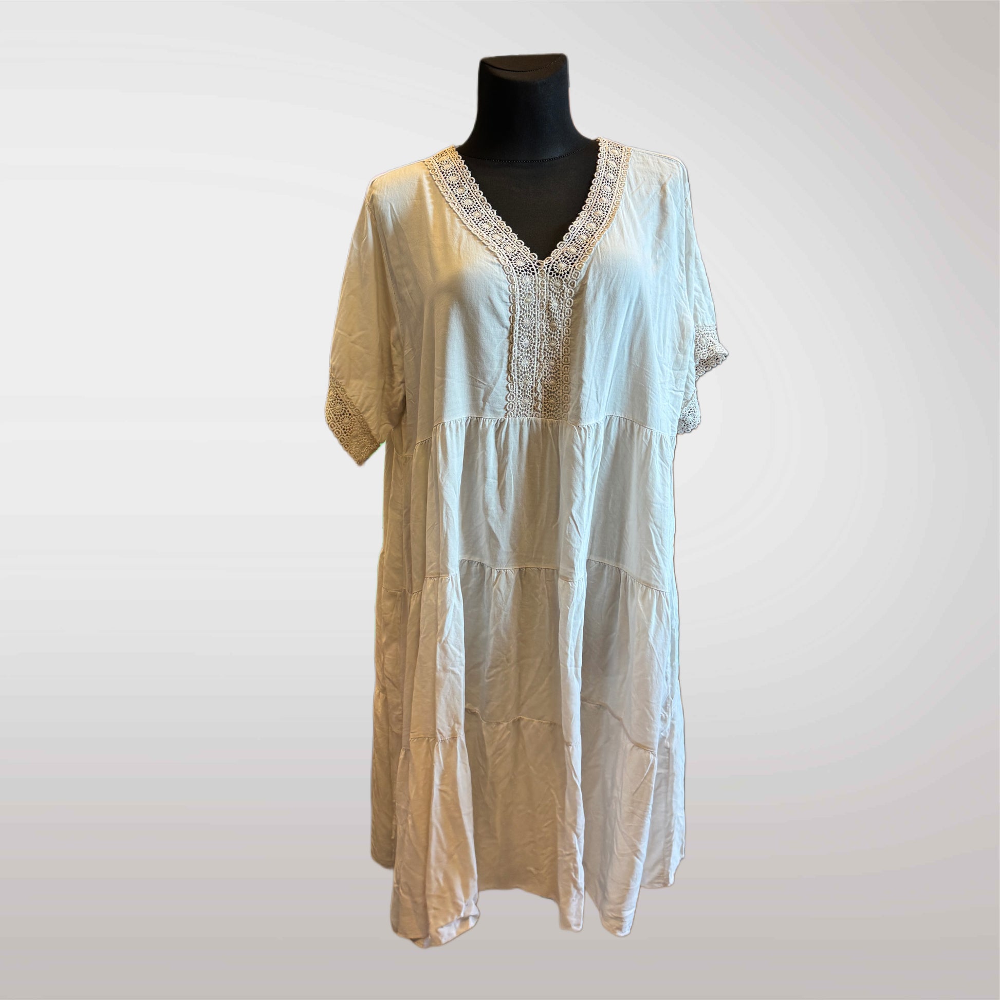 Women's Dress Cotton Lace Oversize 