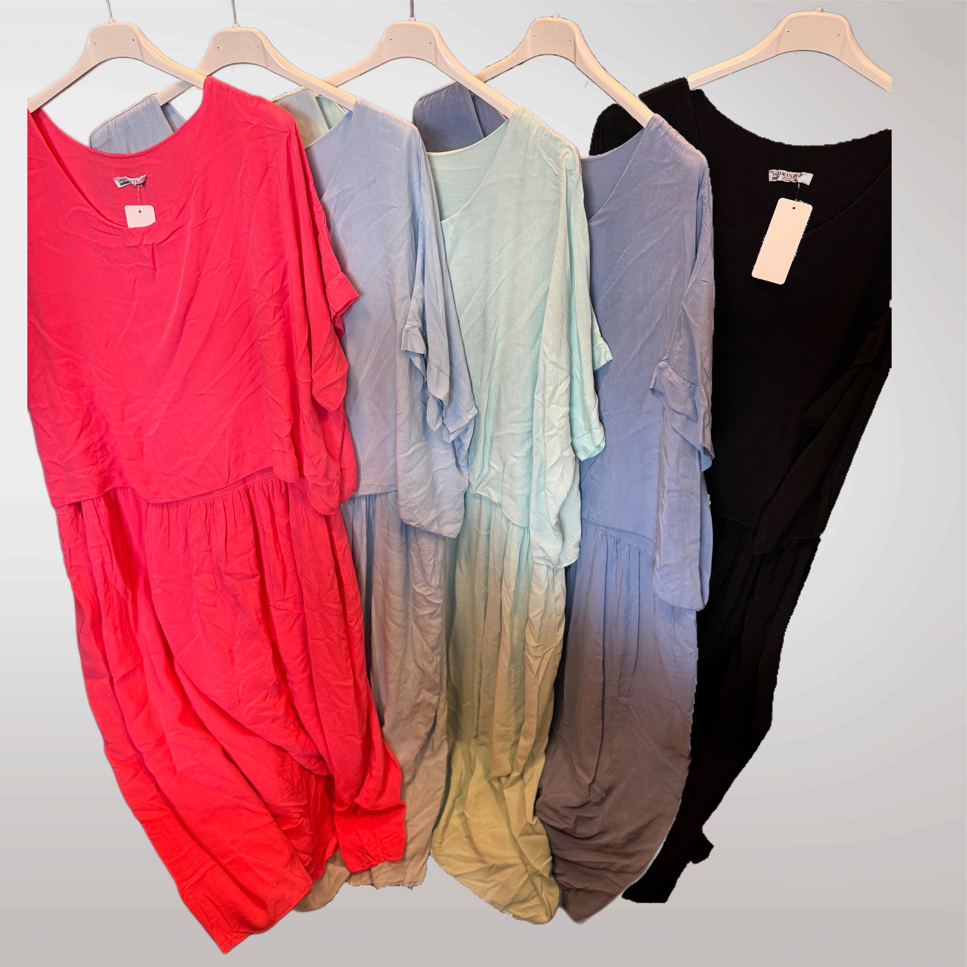 100% Viscose Dress with Lining