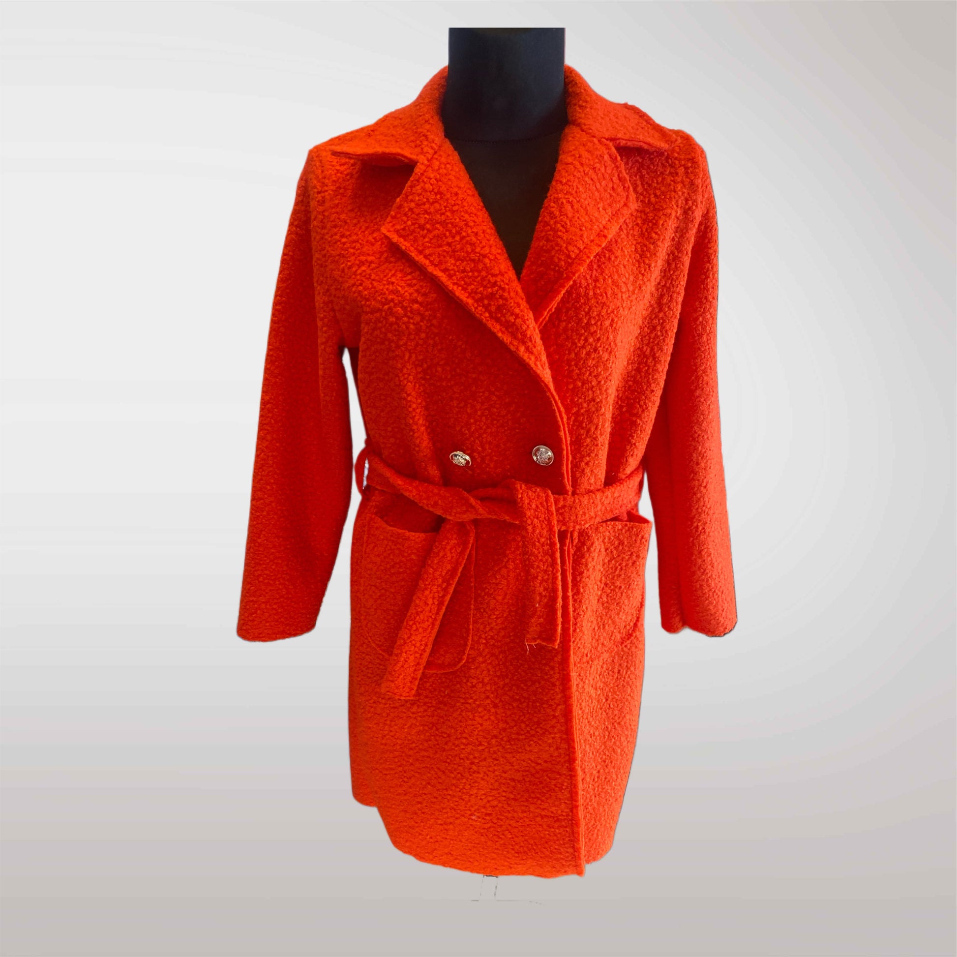 Spring Coat with Tie 