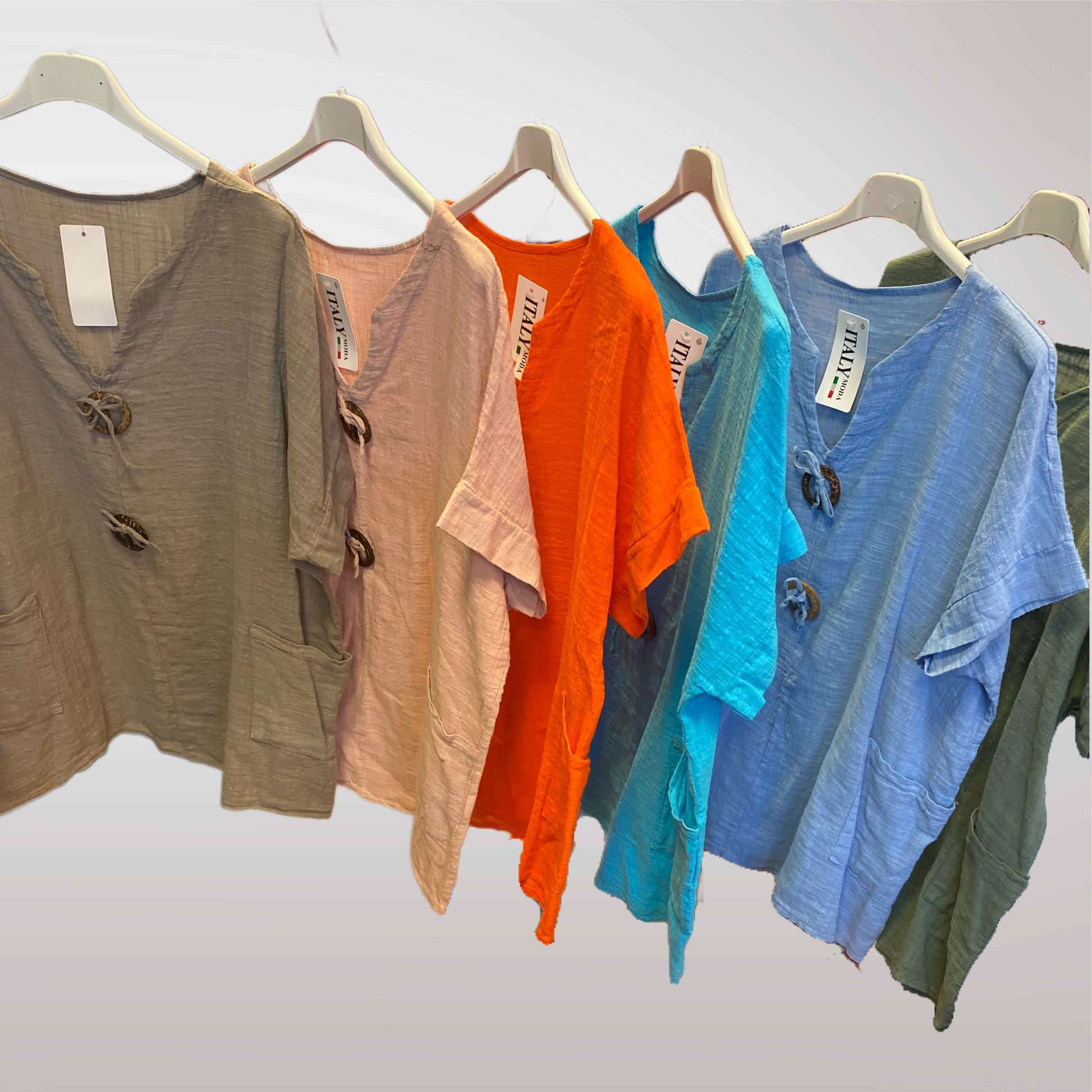 Summer Blouse With Buttons