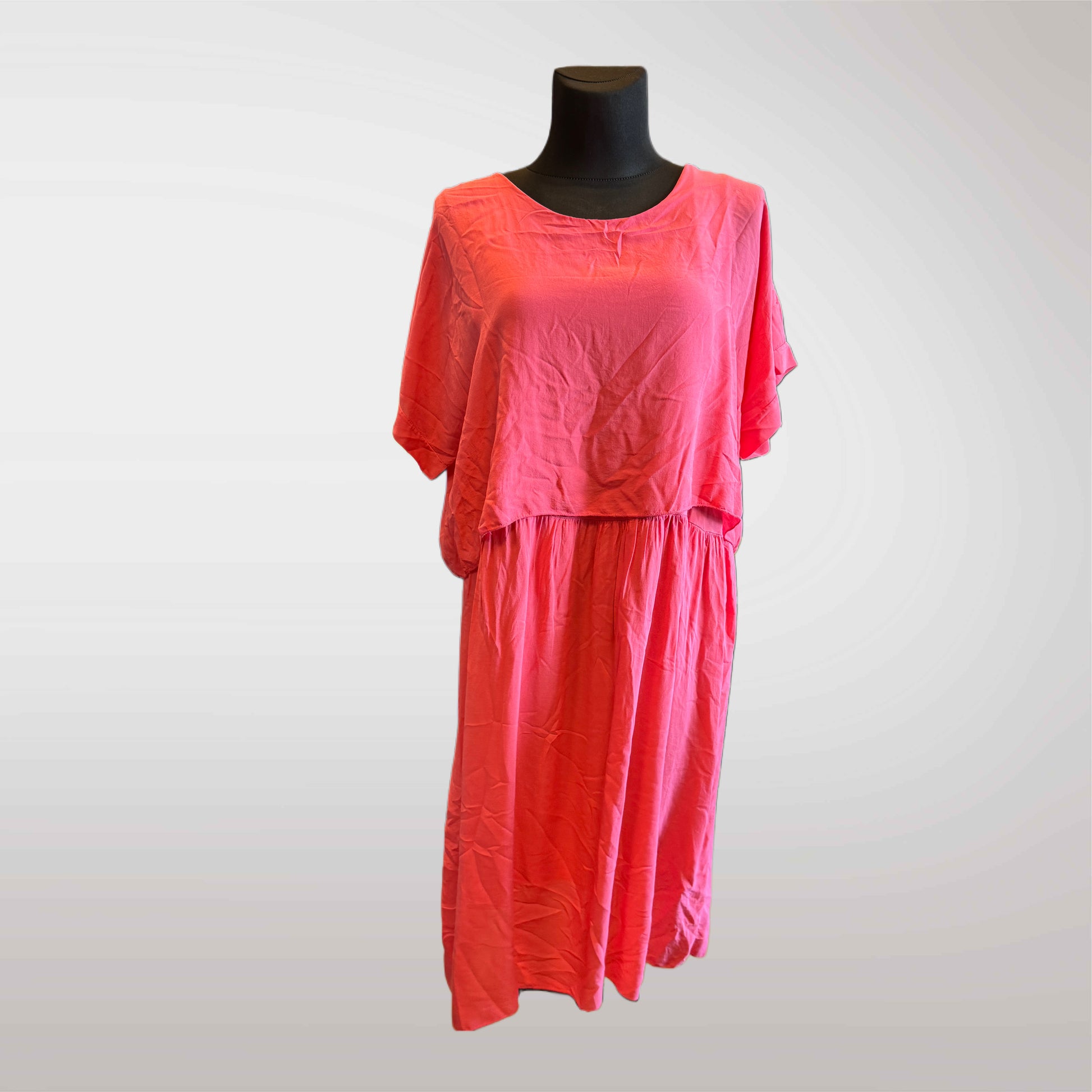 100% Viscose Dress with Lining