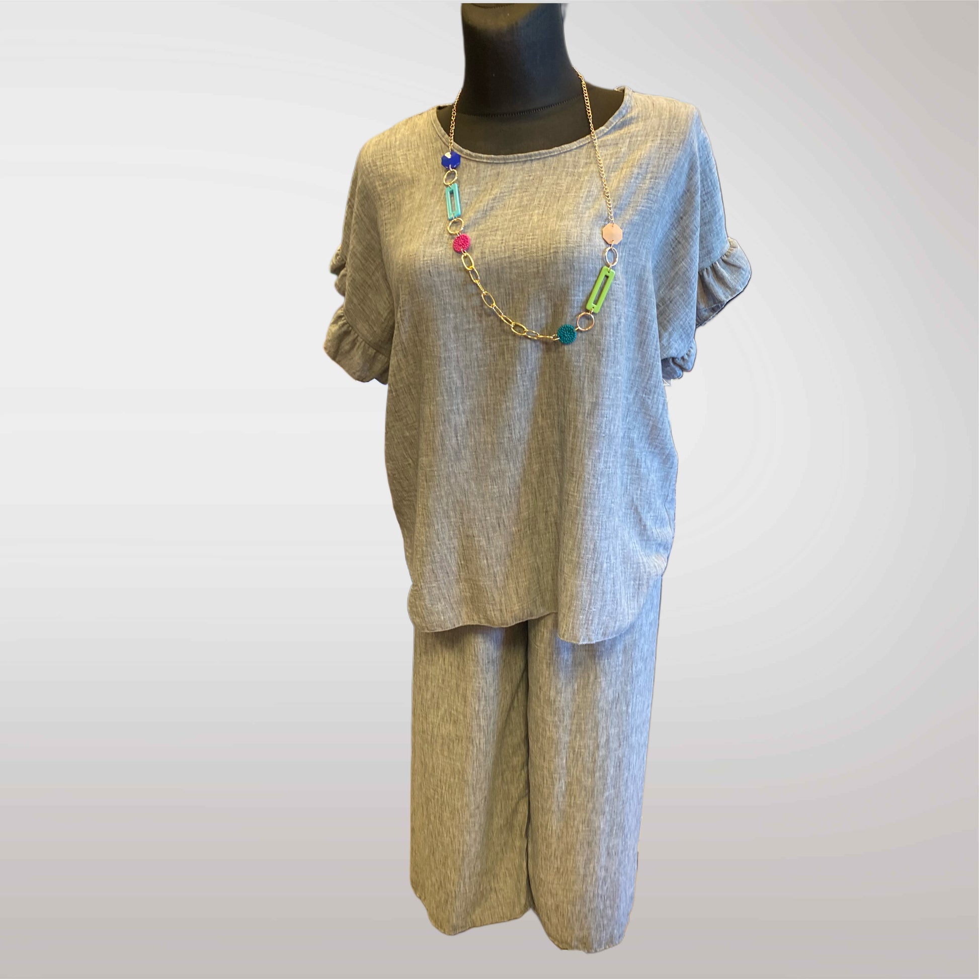 Komplet Damski Oversize Bluzka + Spodnie
