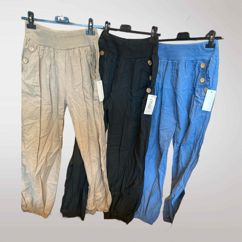 Women's Trousers with Buttons 