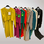 Zimowy Komplet Dzianinowy Sukienka + Sweter