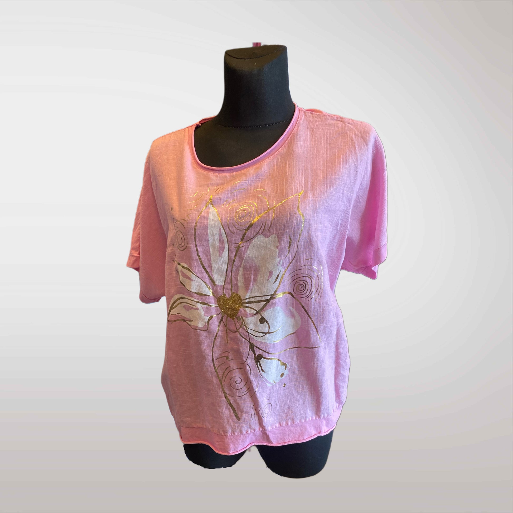 Women's Oversize Blouse Flower