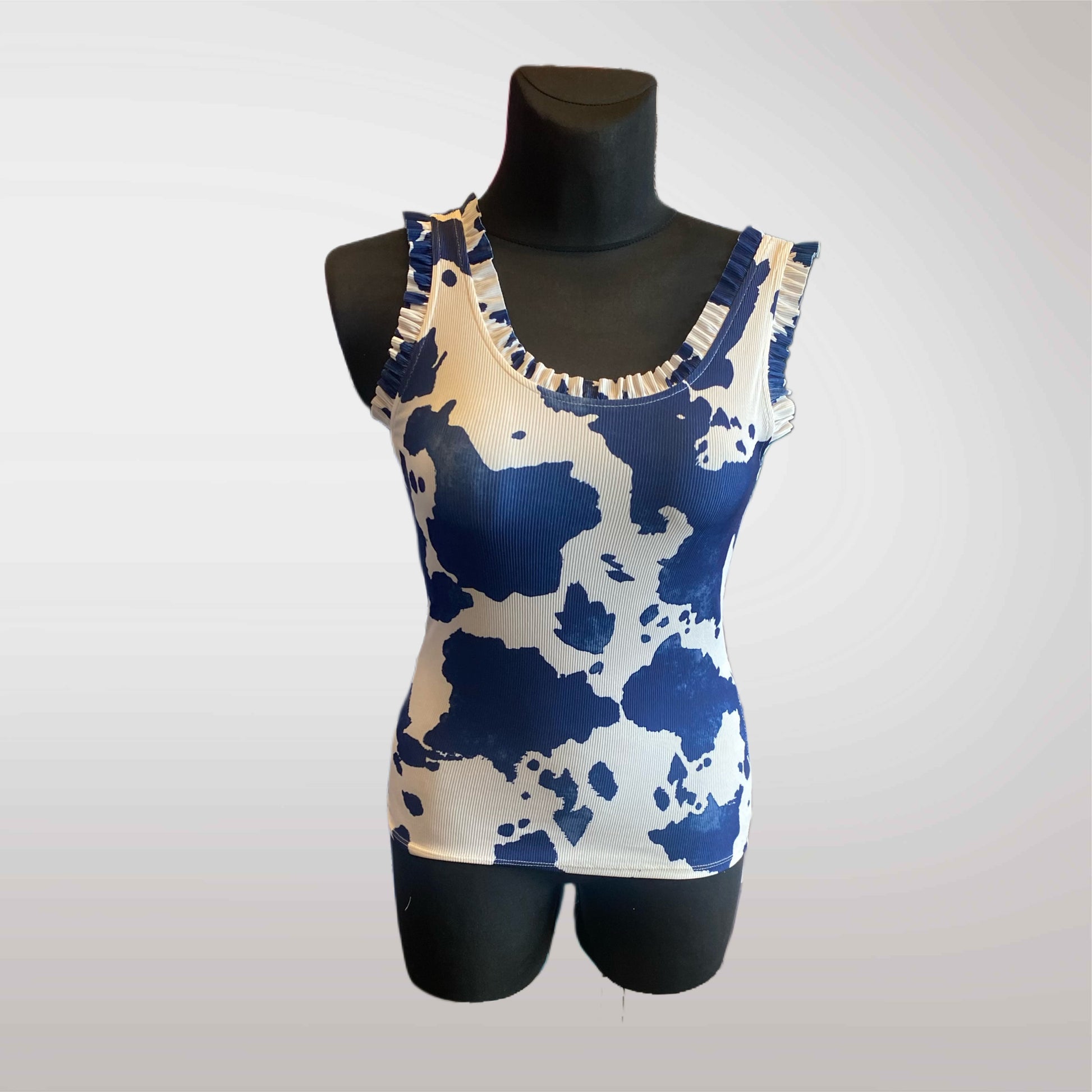 Women's Cow Patch Blouse