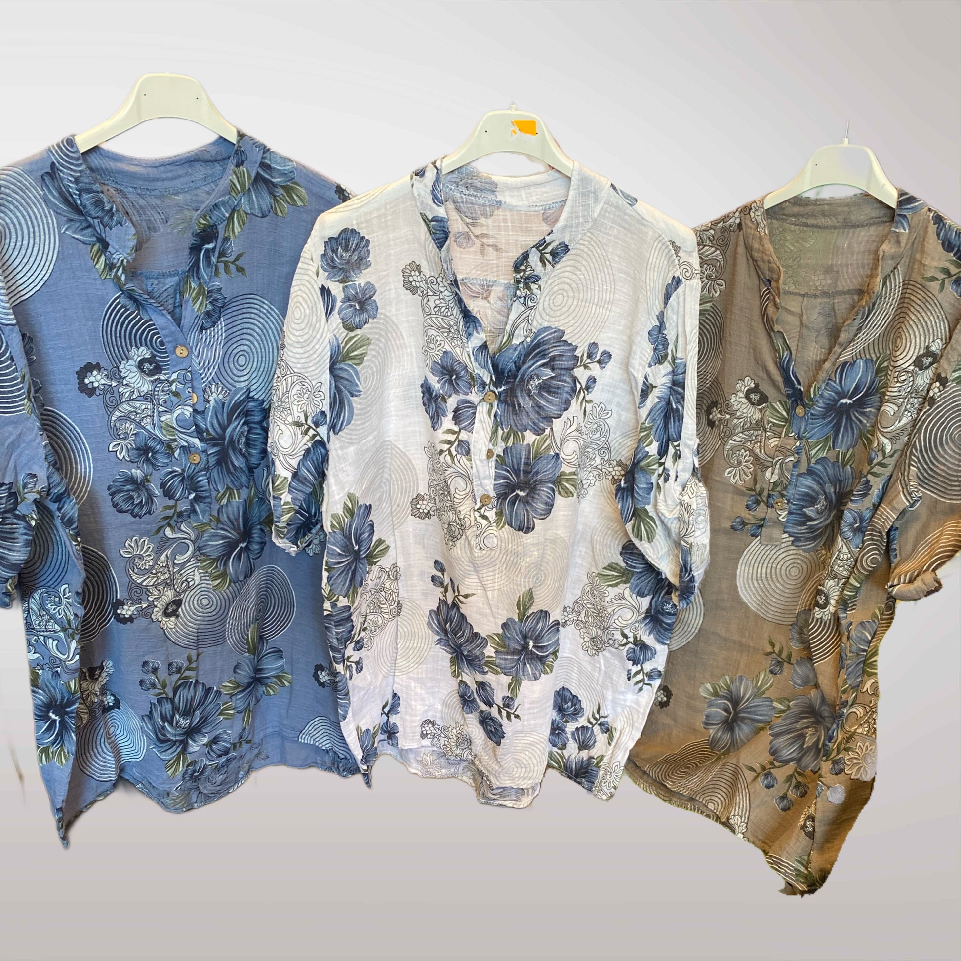 Bluzka Damska Kwiatowa Oversize