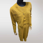 Zimowy Komplet Dzianinowy Sukienka + Sweter