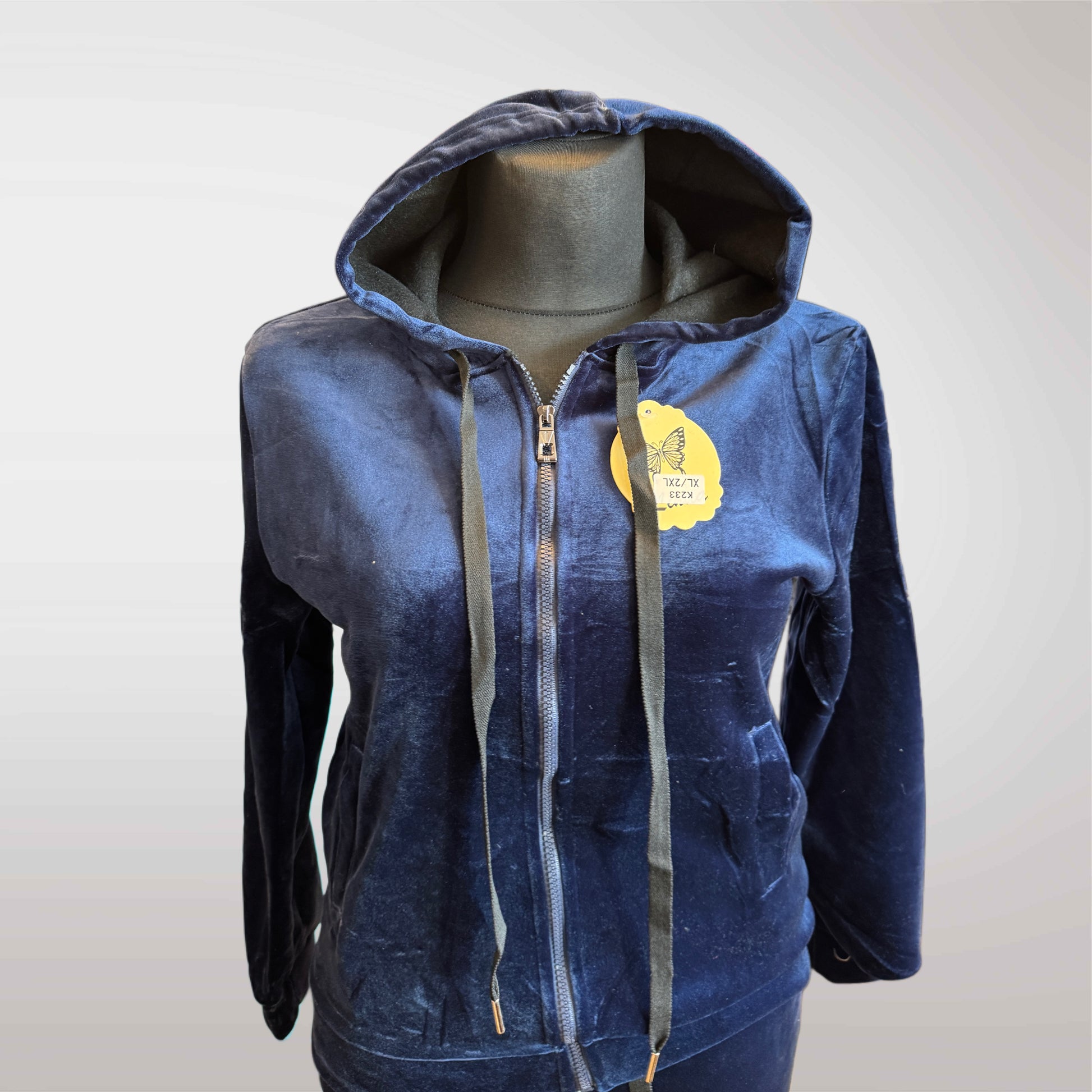 Women's Velour Tracksuit Set