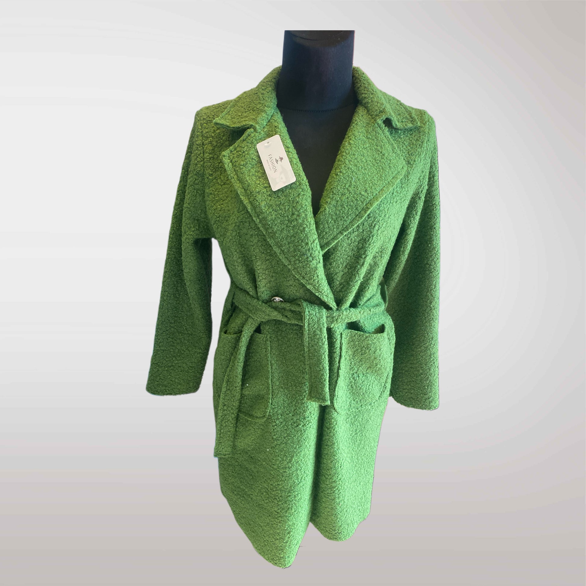 Spring Coat with Tie 