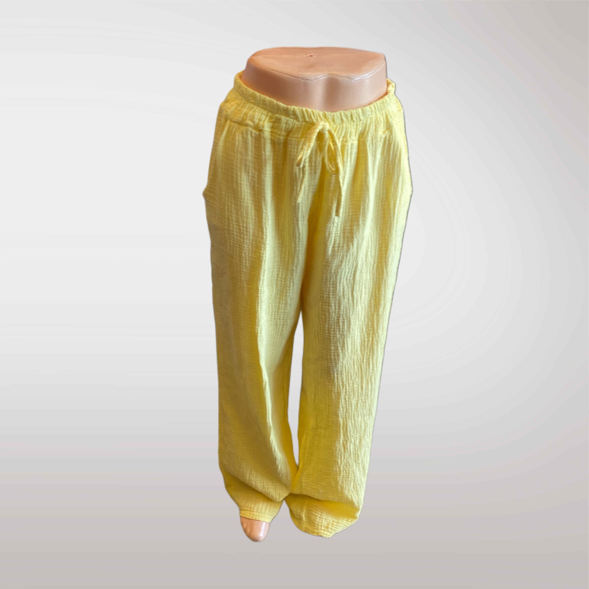 Women's Trousers 100% Cotton Wide for Summer 