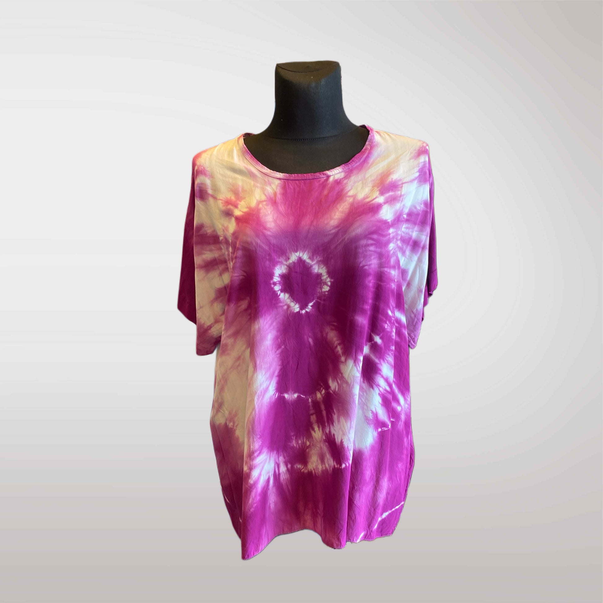 Tie-dye Oversize Women's Blouse