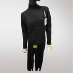 Damski komplet swetrowy z półgolfem: sweter + spodnie