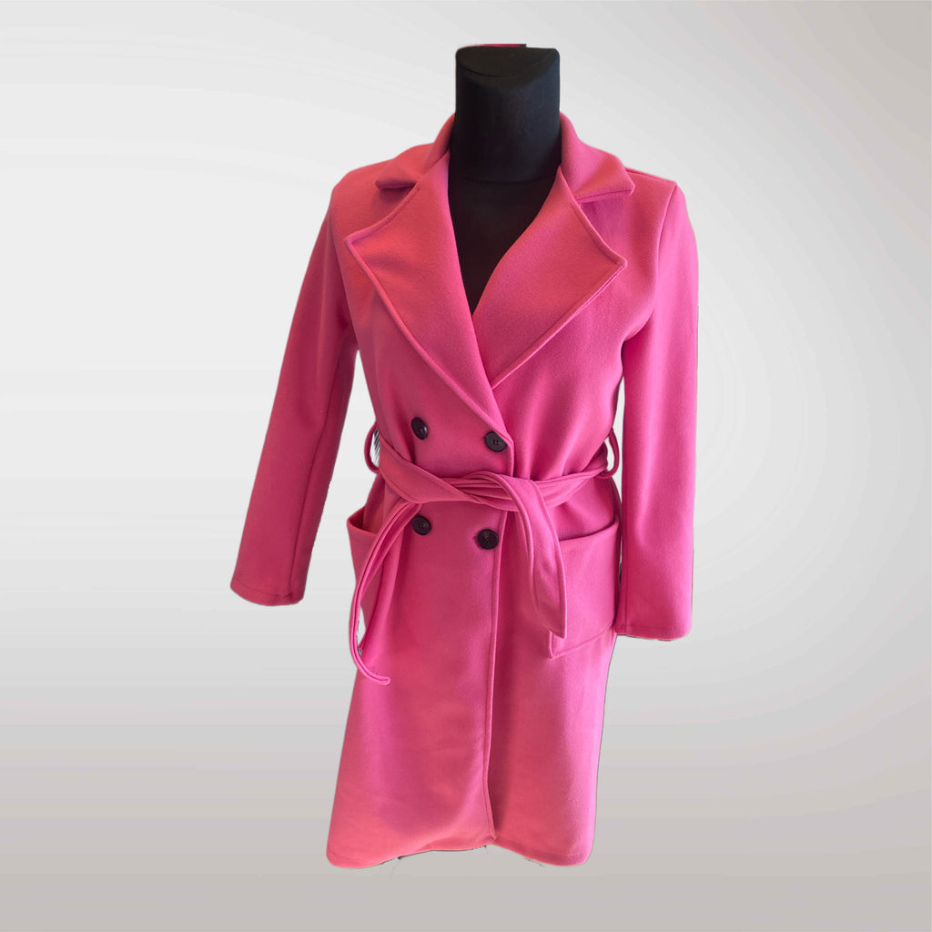 Spring Coat with Tie 