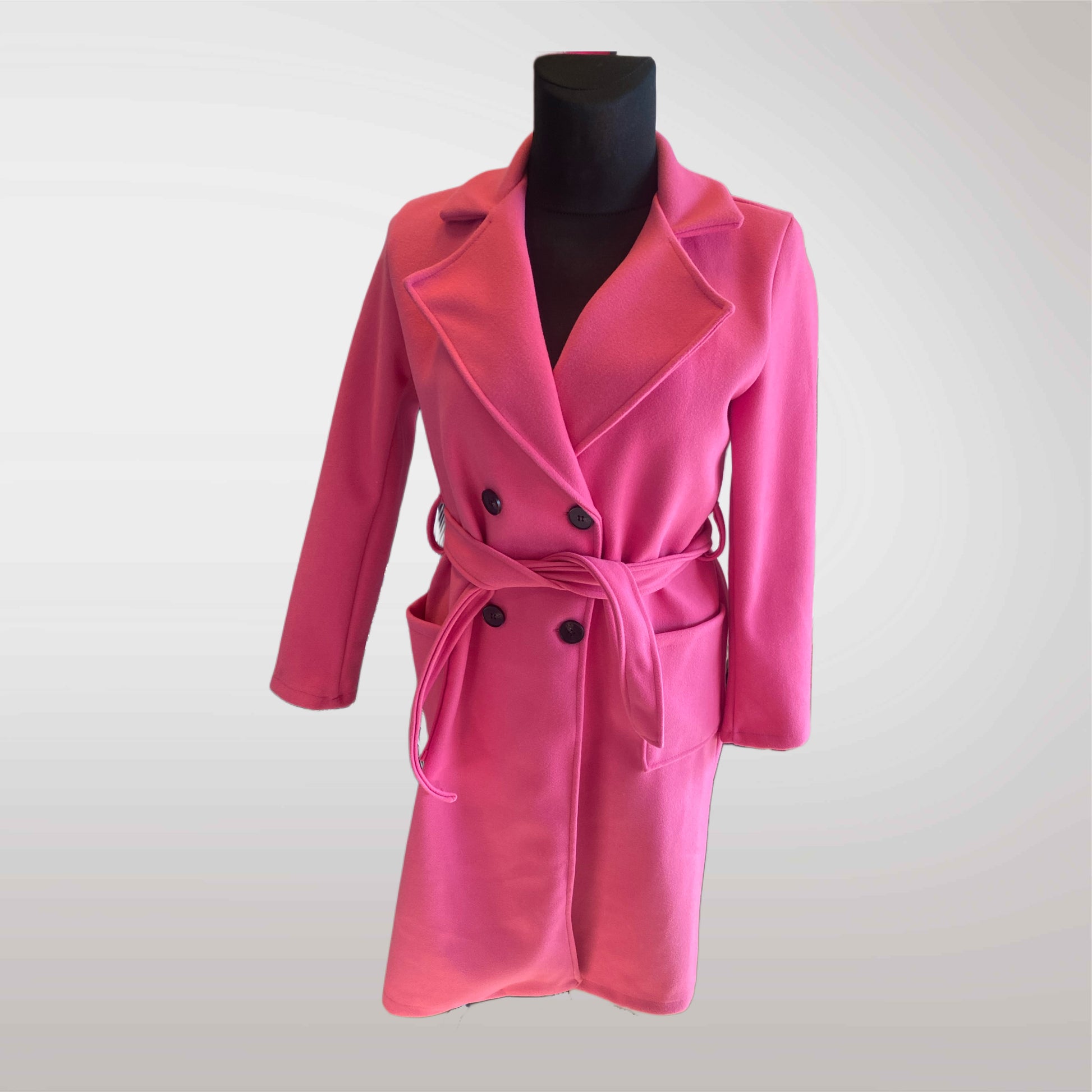 Spring Coat with Tie 