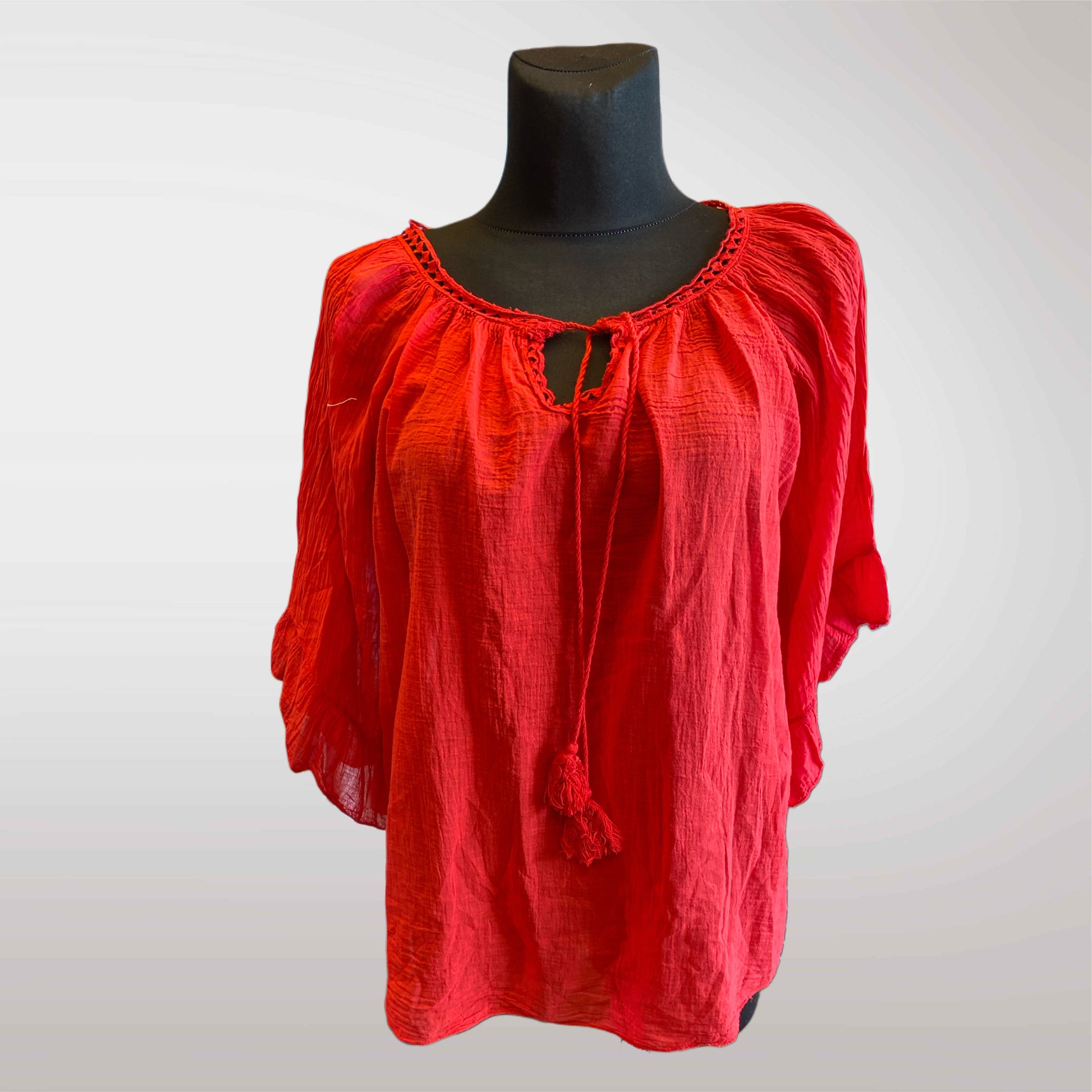 Women's Boho Tunic Blouse 