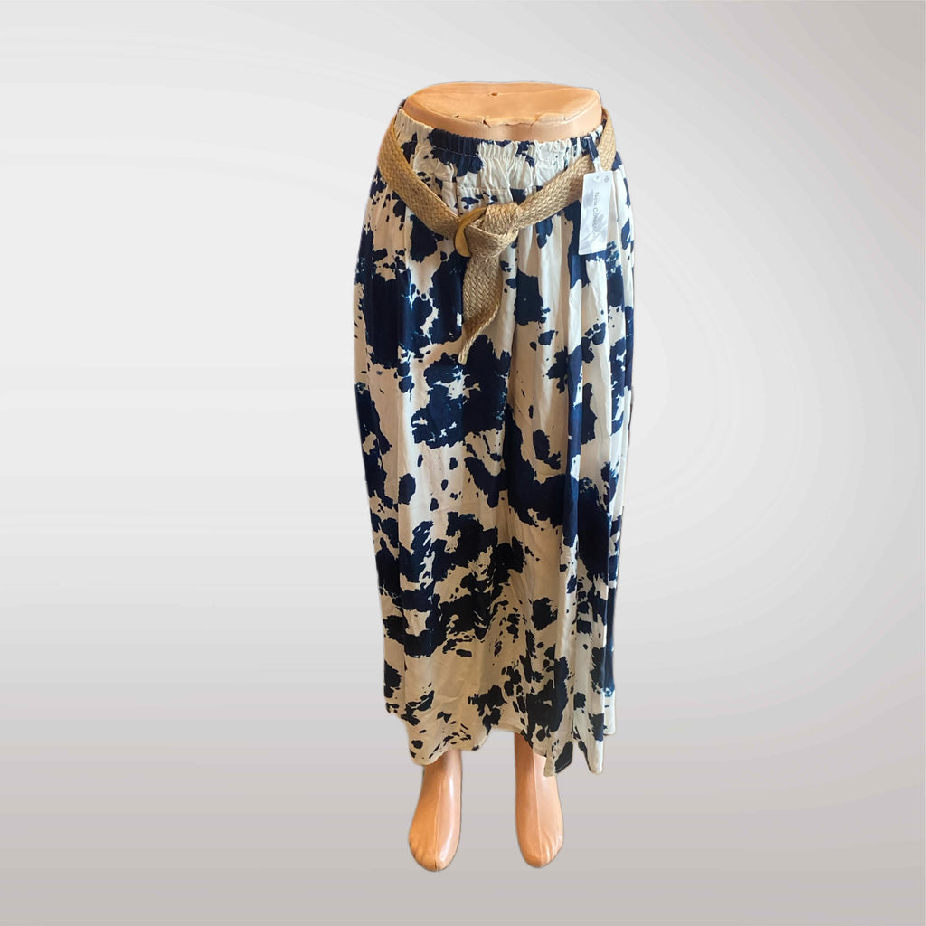 Women's Skirt In Cow Patches