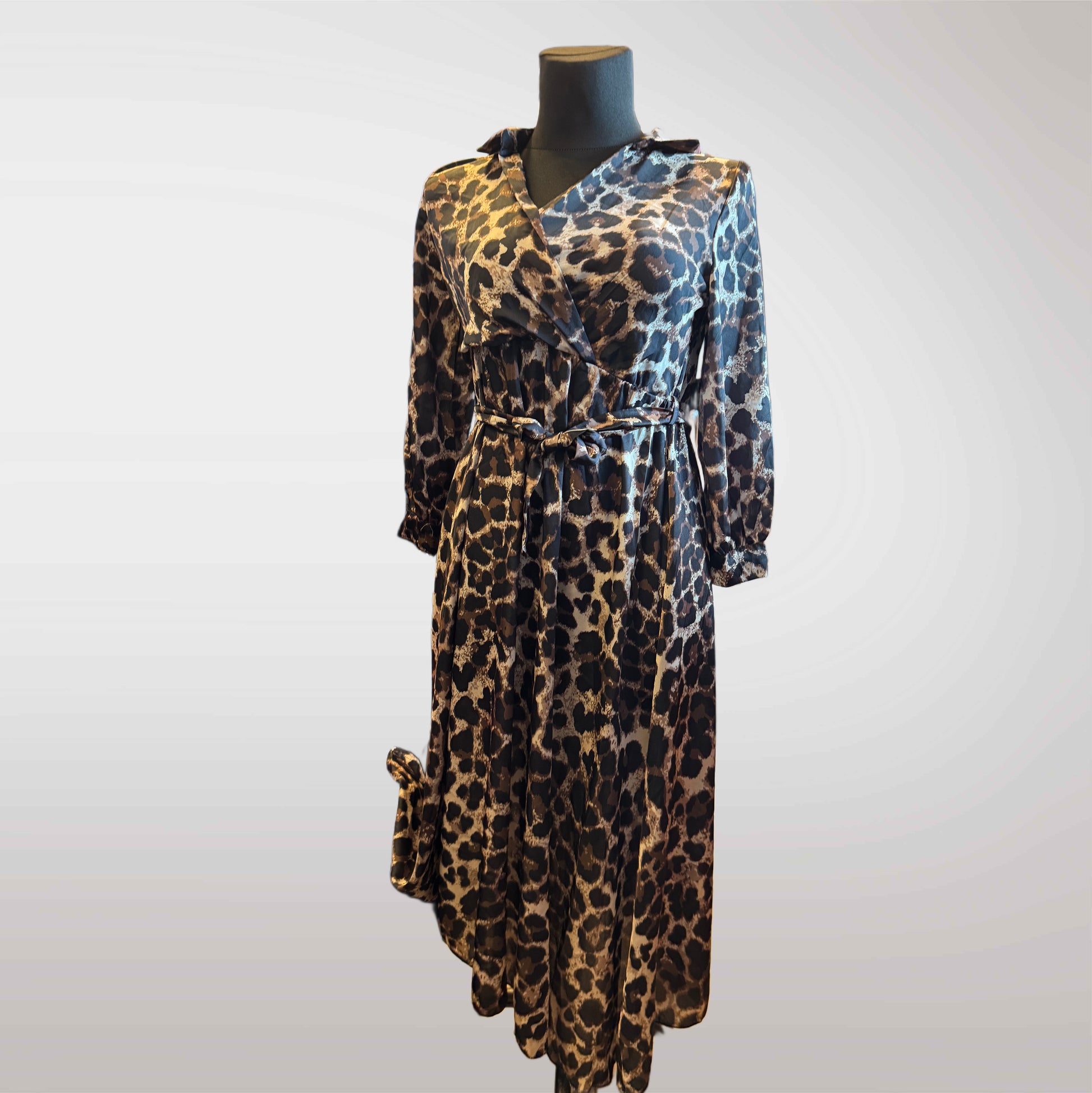 Long Spring Dress with Pattern