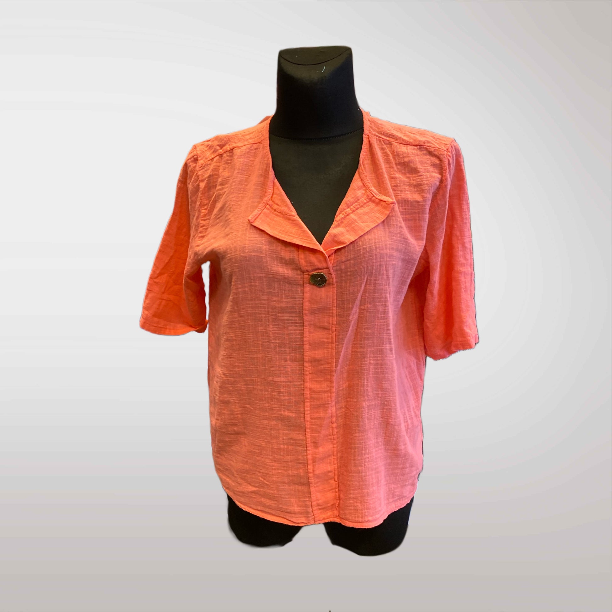 Summer Blouse With Button 