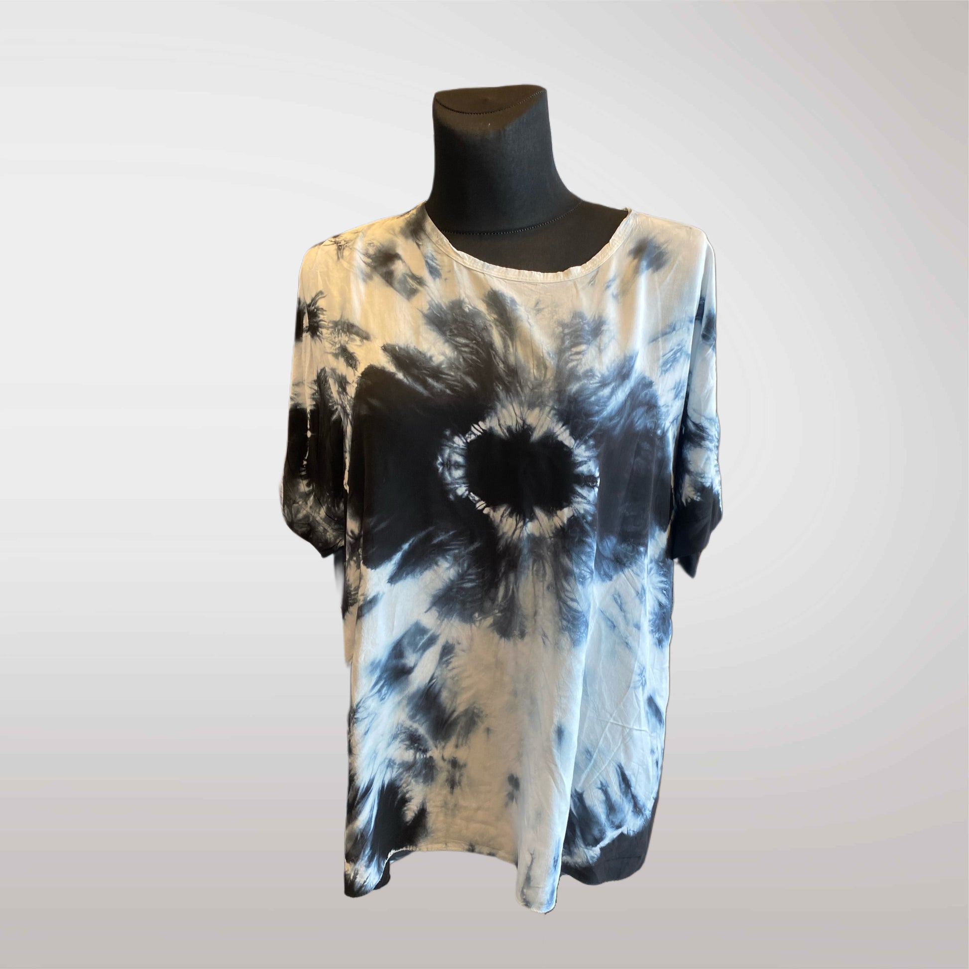 Tie-dye Oversize Women's Blouse