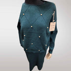 Damski Komplet Swetrowy Sukienka + Sweter