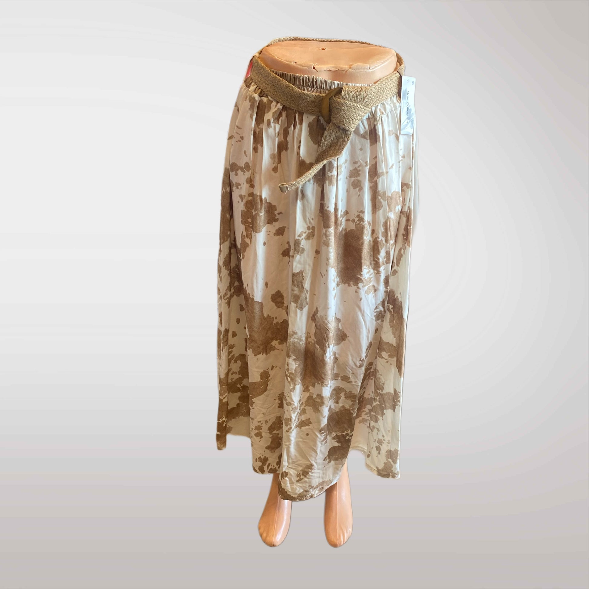 Women's Skirt In Cow Patches