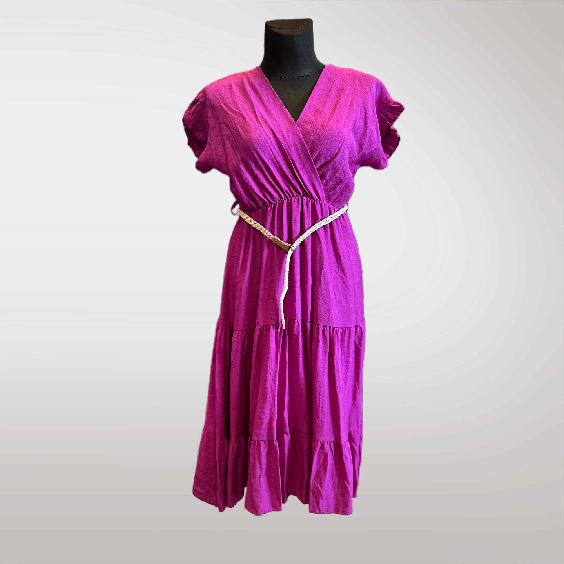 Women's Midi Viscose Dress 