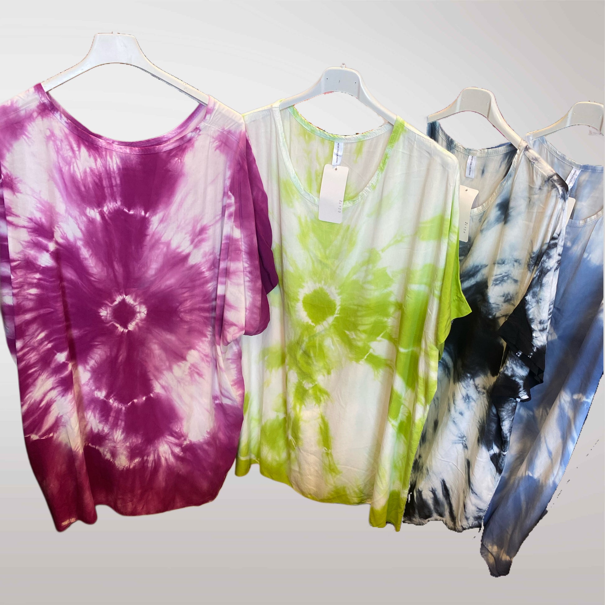 Tie-dye Oversize Women's Blouse