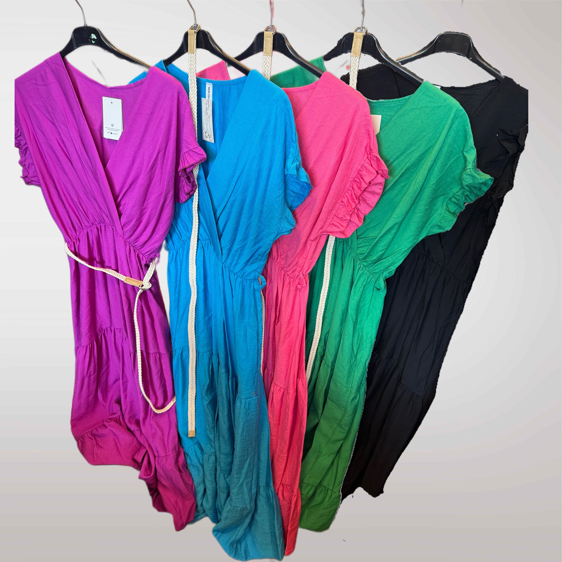 Women's Midi Viscose Dress 