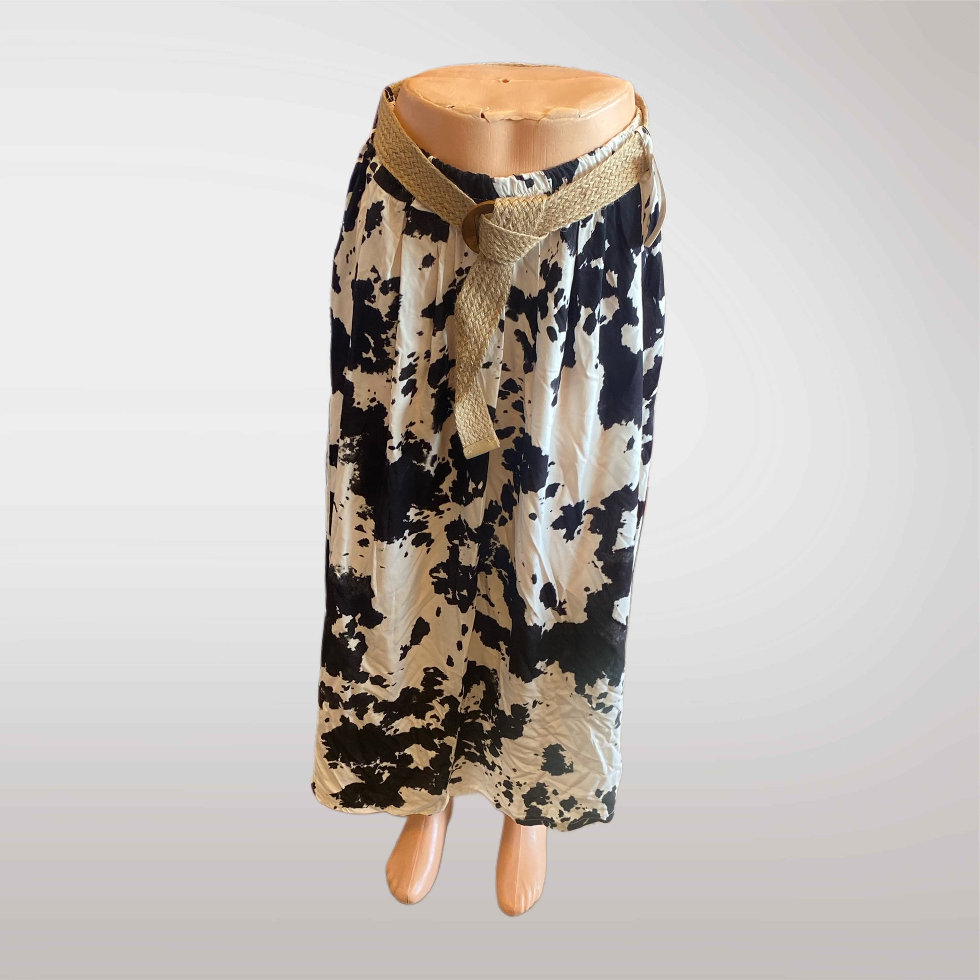 Women's Skirt In Cow Patches
