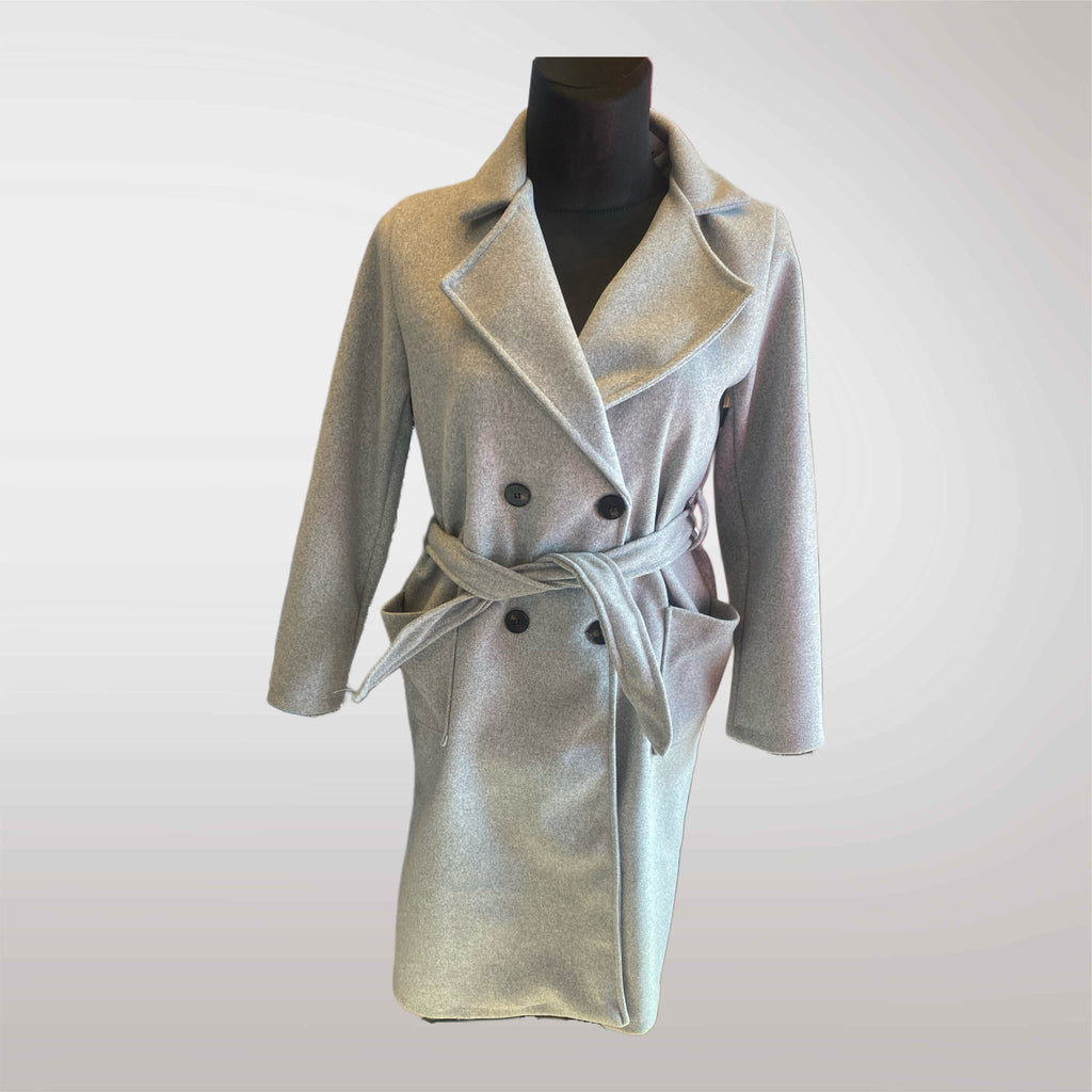 Spring Coat with Tie 