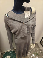 Zimowy Komplet Dzianinowy Sukienka + Sweter