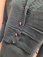 Zimowy Komplet Dzianinowy Sukienka + Sweter