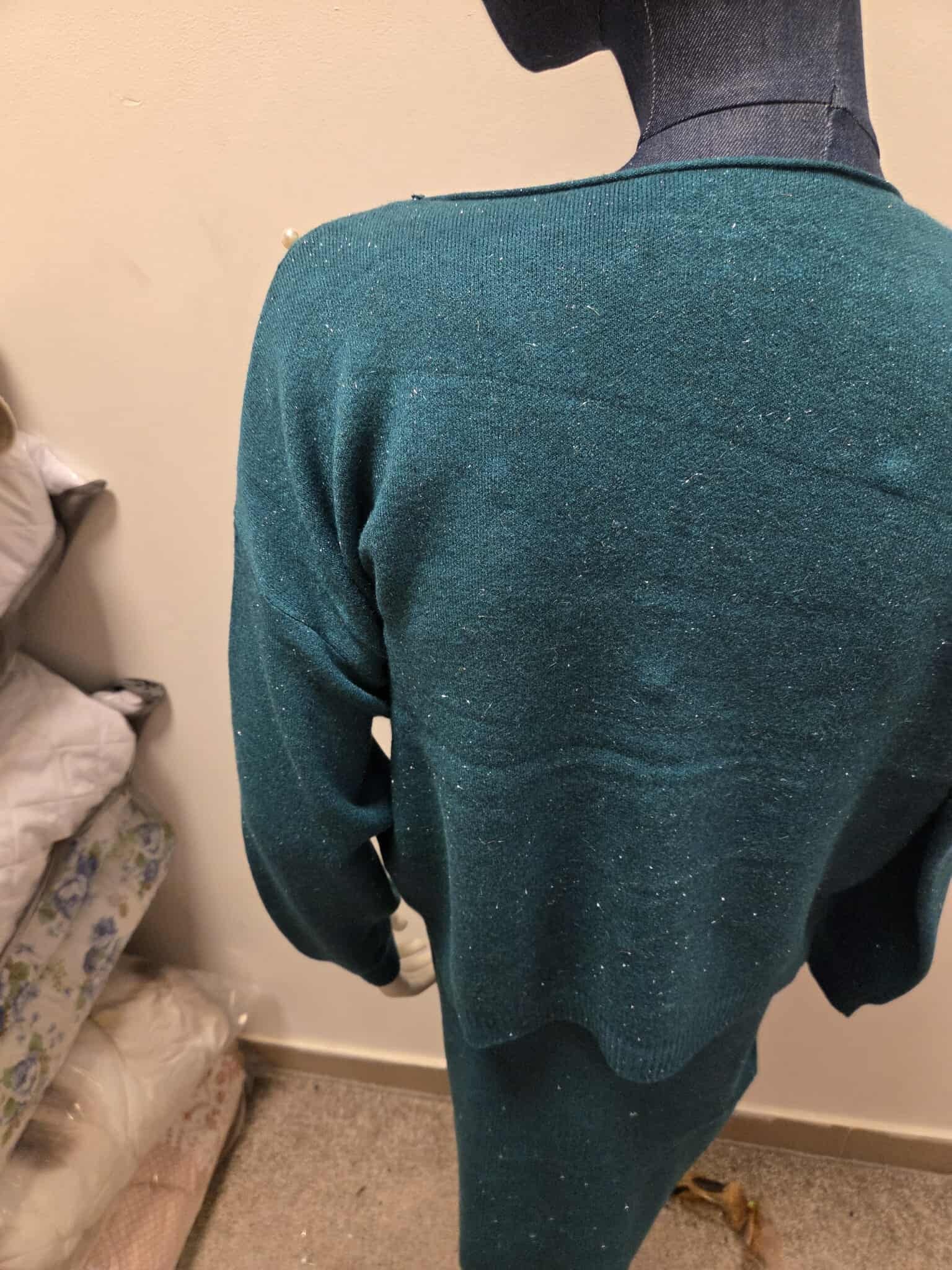 Damski Komplet Swetrowy Sukienka + Sweter