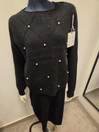 Damski Komplet Swetrowy Sukienka + Sweter