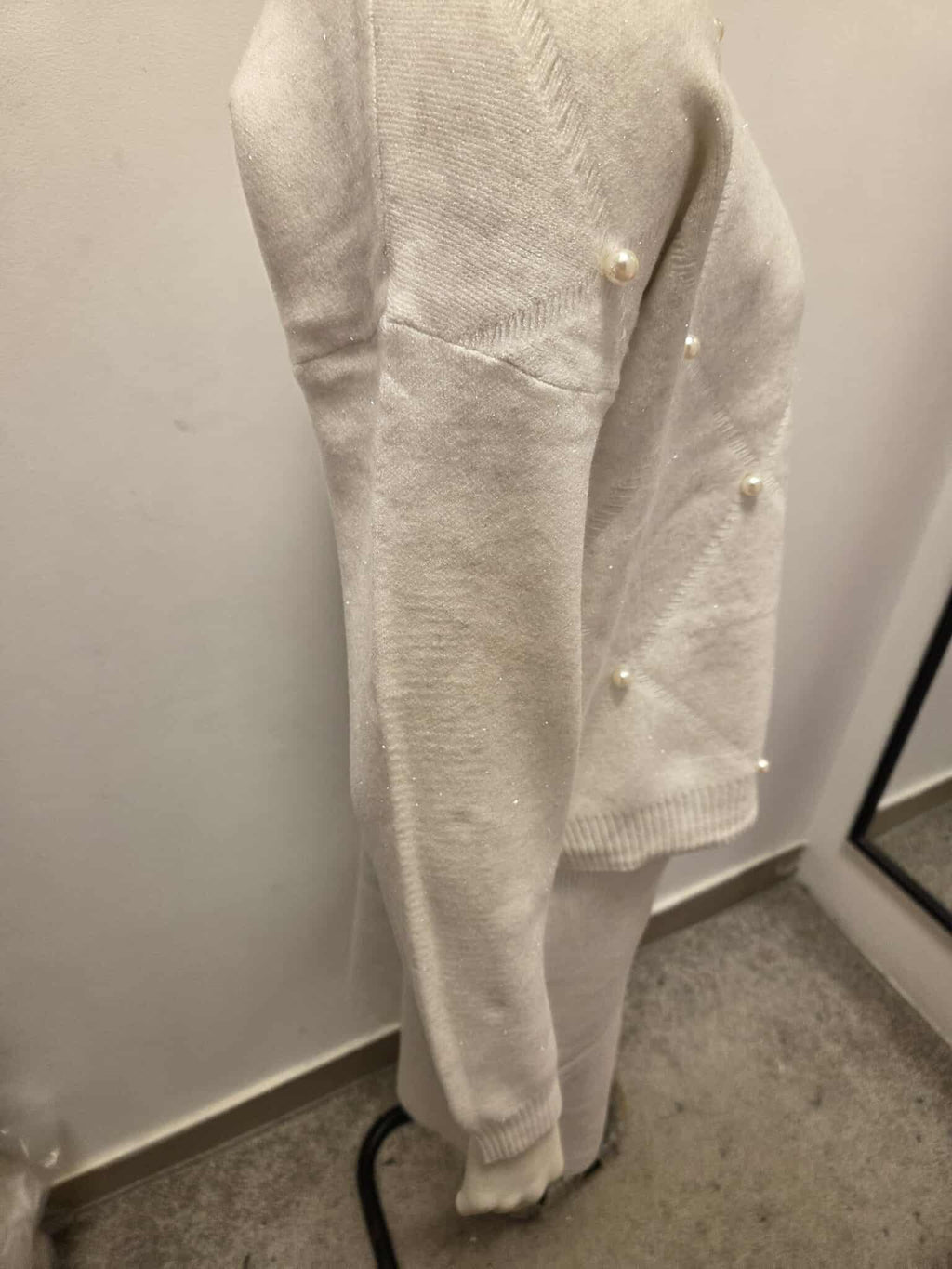 Damski Komplet Swetrowy Sukienka + Sweter