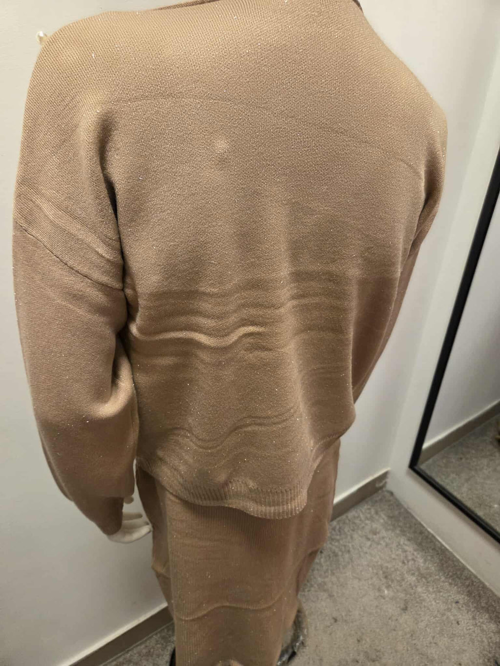 Damski Komplet Swetrowy Sukienka + Sweter