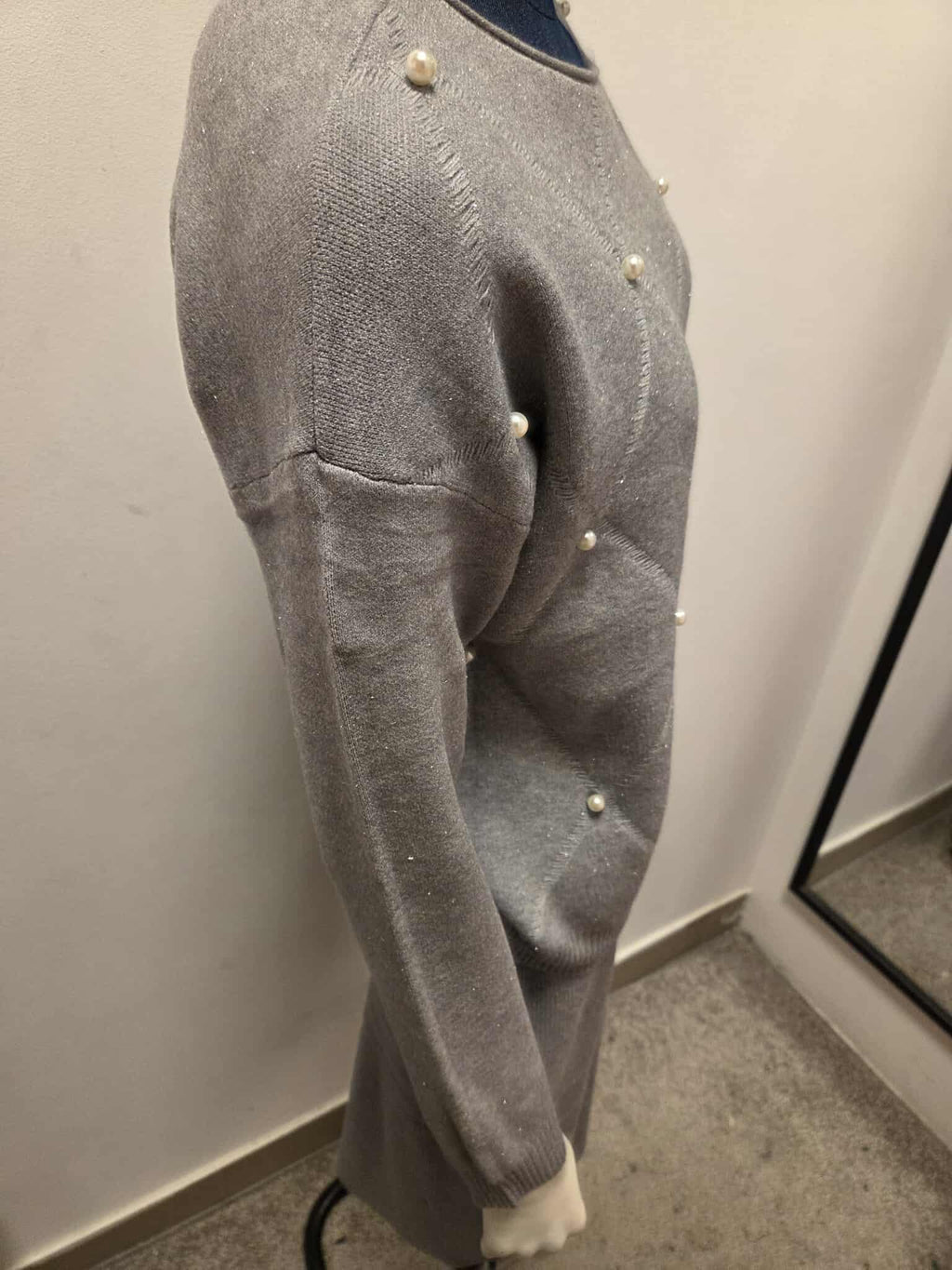 Damski Komplet Swetrowy Sukienka + Sweter