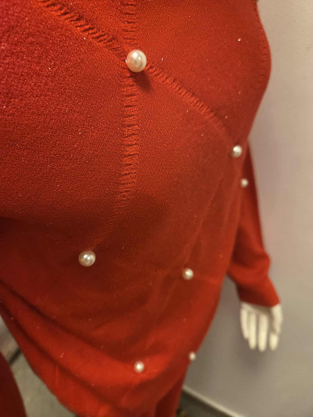 Damski Komplet Swetrowy Sukienka + Sweter