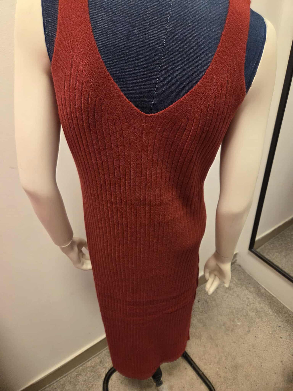 Damski Komplet Dzianinowy Sukienka i Sweter