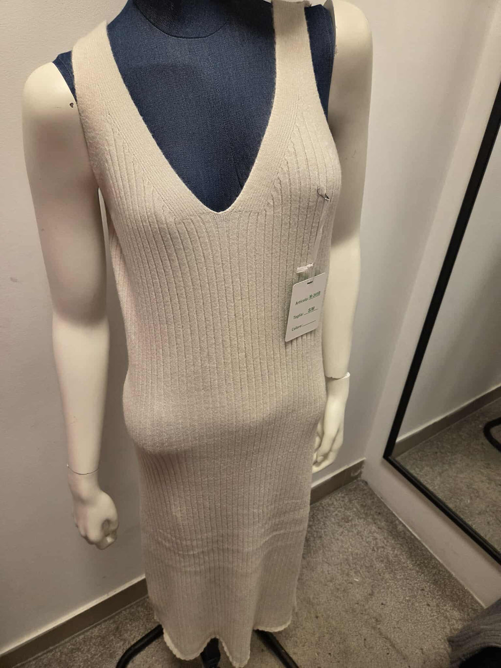 Damski Komplet Dzianinowy Sukienka i Sweter